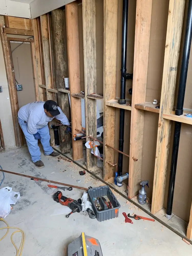 Commercial rough-in plumbing for Trenchless Sewer Repair in Meadowoods of Davidsonville